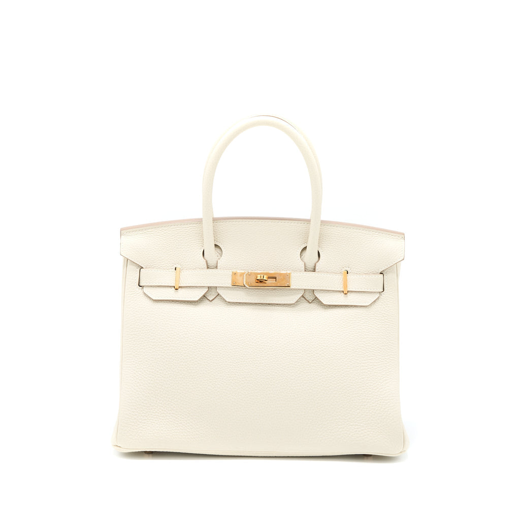 Hermes Birkin 30 Togo Craie RGHW