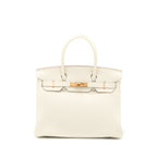 Hermes Birkin 30 Togo Craie RGHW