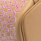 Hermes Lucky Daisy Micro Picotin Swift Chai-Rose-Blanc / Chai SHW
