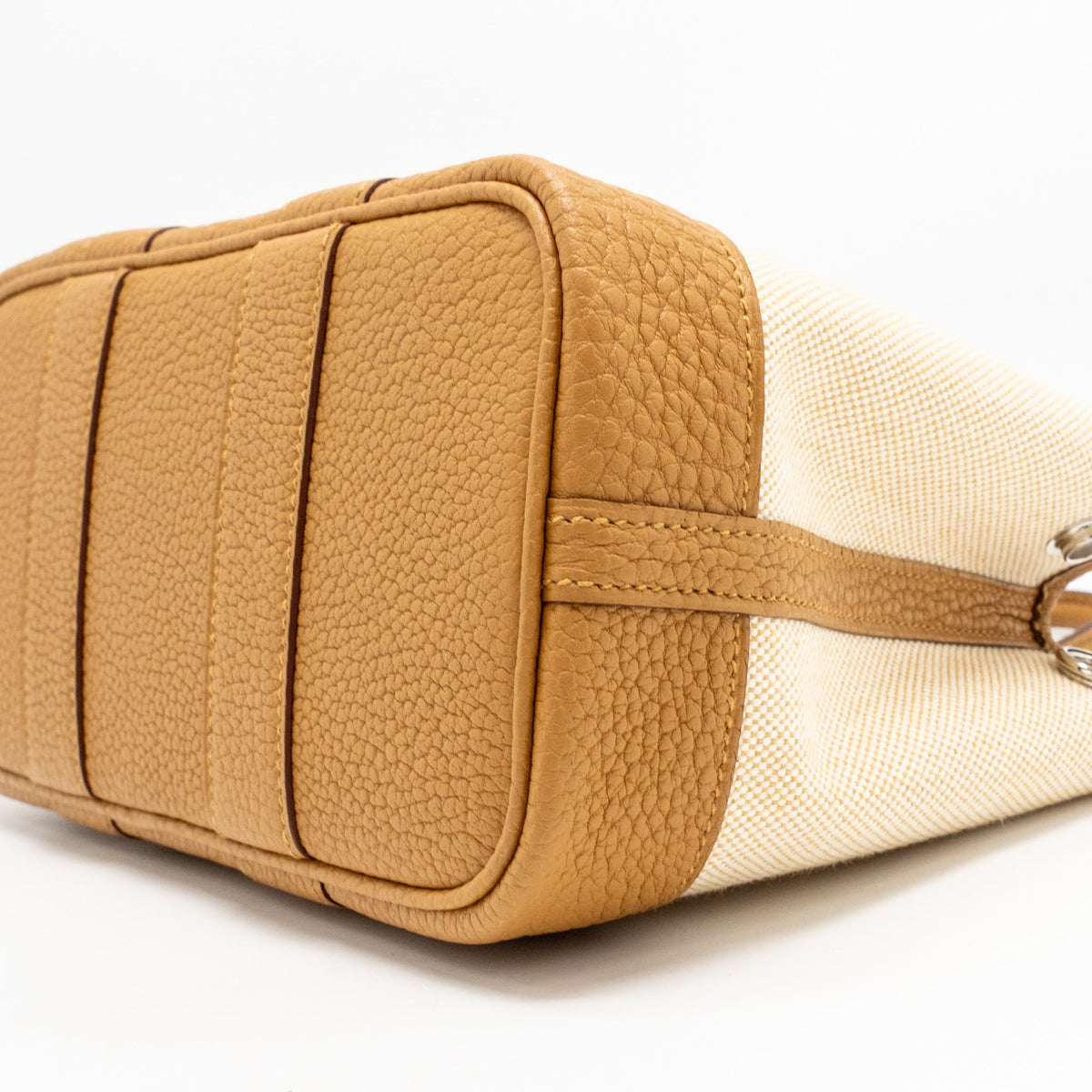 Hermes Neo Garden Party 23 Canvas/ Negonda Ecru-Paille/ Sesame SHW