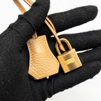 HERMES BIRKIN 25 TOGO BISCUIT GHW