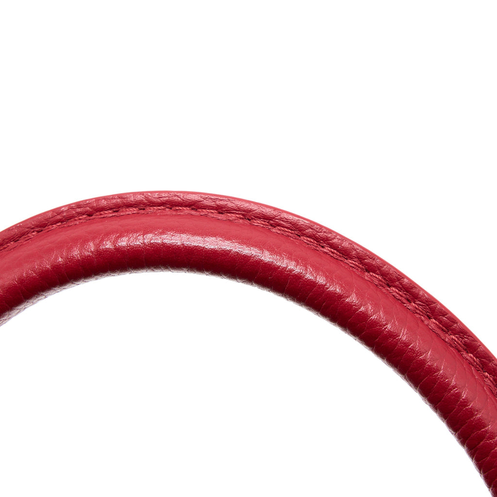 LOUIS VUITTON CAPUCINES MINI TAURILLON SCARLET GHW (NEW VERSION)