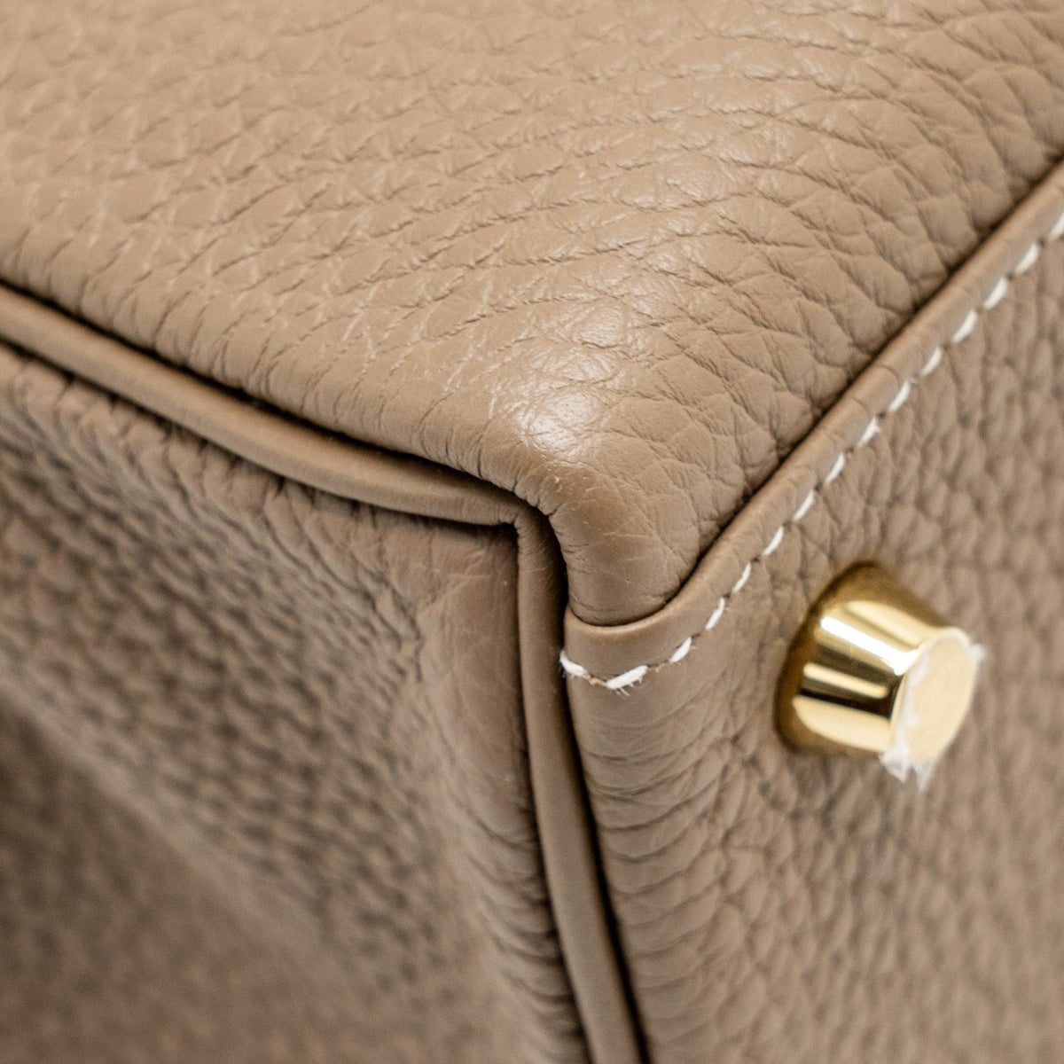 HERMES Kelly 25 Togo Etoupe GHW