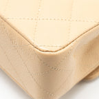 CHANEL MEDIUM CLASSIC DOUBLE FLAP BAG CAVIAR BEIGE GHW