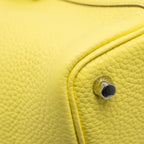 Hermes Picotin 18 Lock Bag Clemence Limoncello SHW