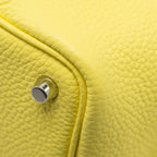 Hermes Picotin 18 Lock Bag Clemence Limoncello SHW