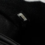 CHANEL TOP HANDLE MINI RECTANGULAR FLAP BAG CAVIAR BLACK GHW