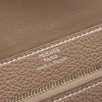 Hermes Dogon Compact Wallet Togo Etoupe SHW