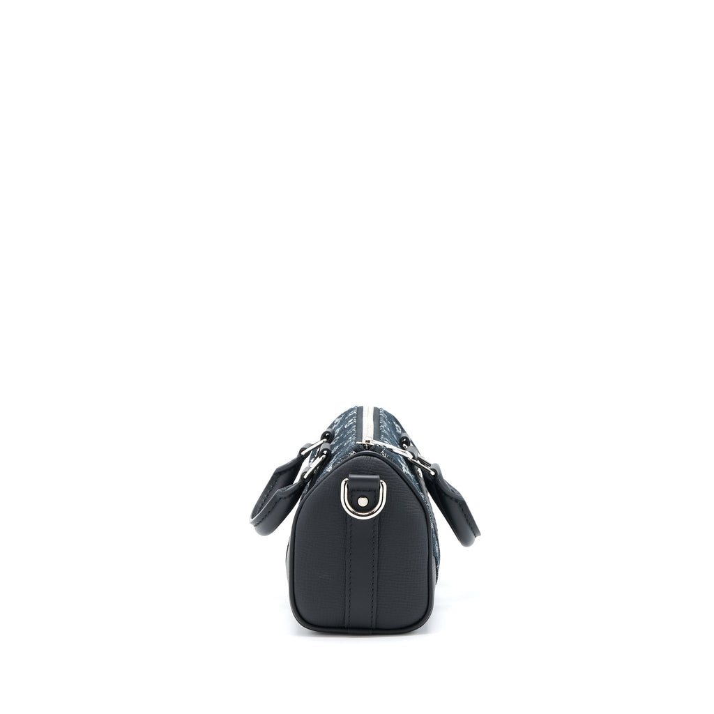 LOUIS VUITTON KEEPALL XS DENIM BLACK/LEATHER SHW