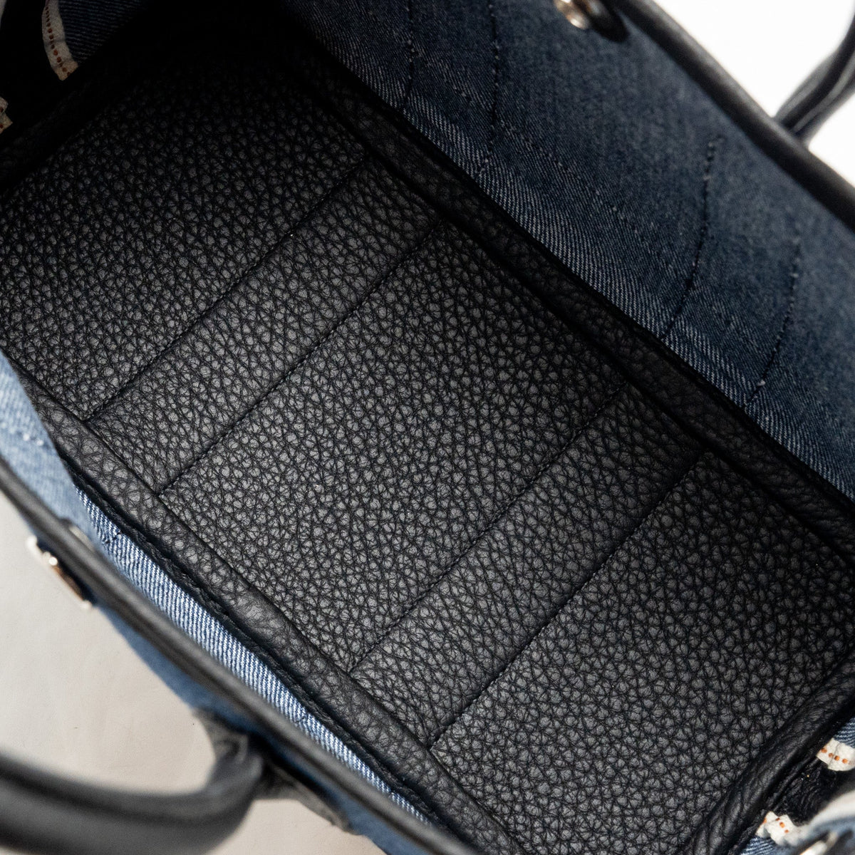 Hermes Neo Garden Party 23 Denim/Negonda Denim Moyen/Noir SHW