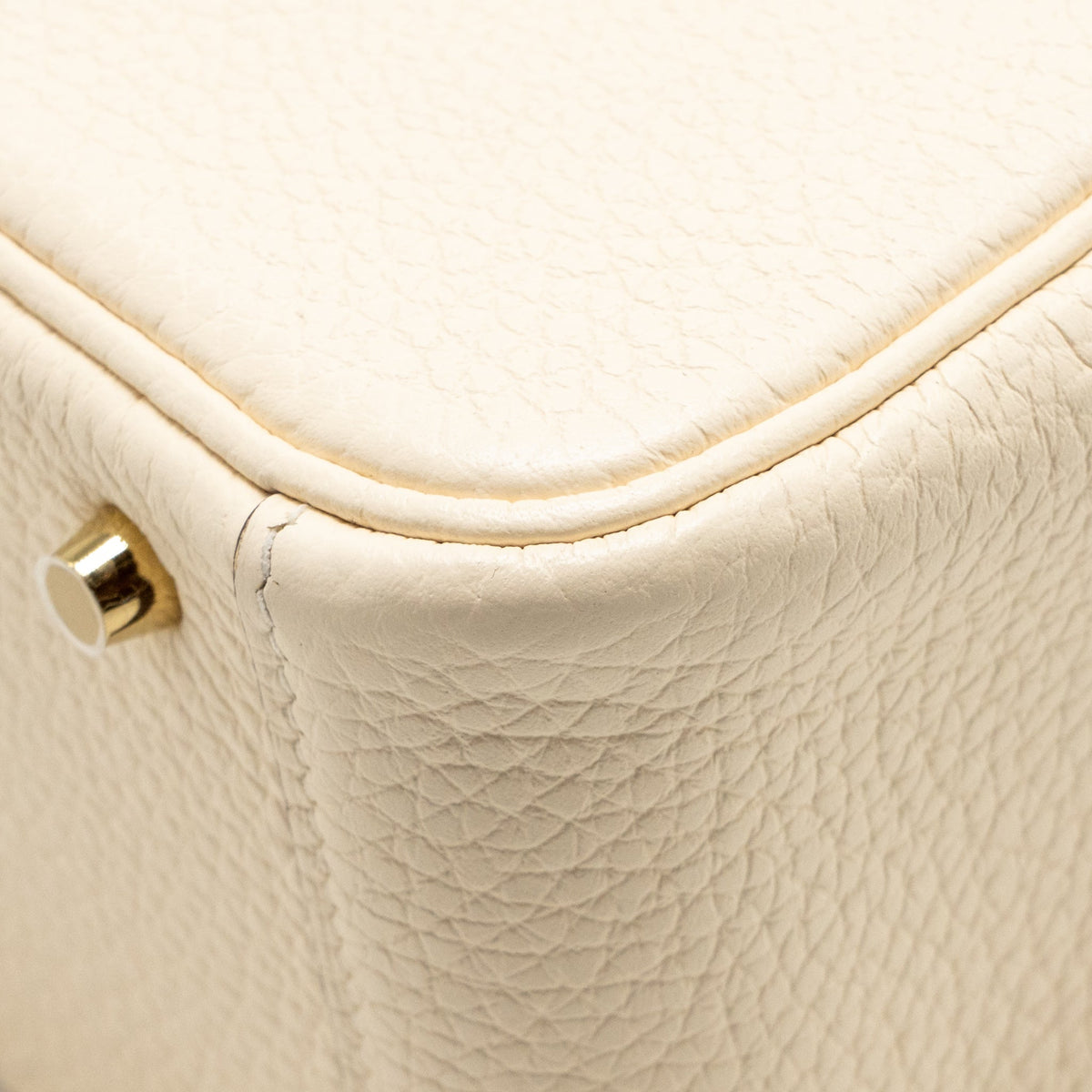 Hermes Mini Lindy Clemence Nata GHW
