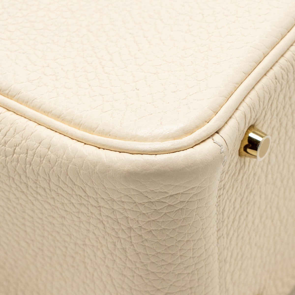 Hermes Mini Lindy Clemence Nata GHW