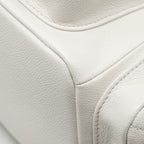 CHANEL 23K TRIPLE POCKET MINI BACKPACK CAVIAR WHITE LGHW (MICROCHIP)