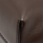 FENDI SMALL FENDI FIRST CLUTCH BAG NAPPA BROWN GHW