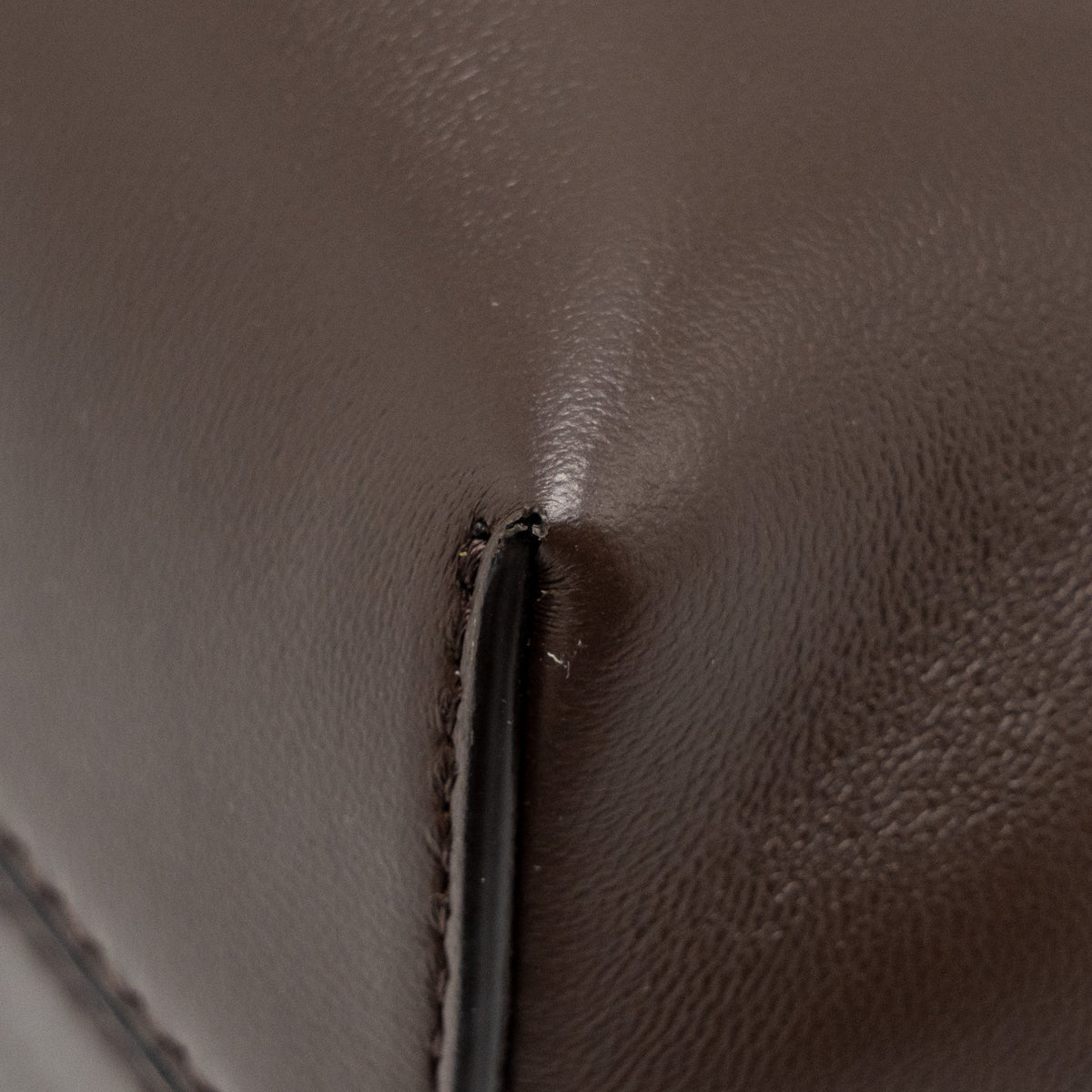 FENDI SMALL FENDI FIRST CLUTCH BAG NAPPA BROWN GHW