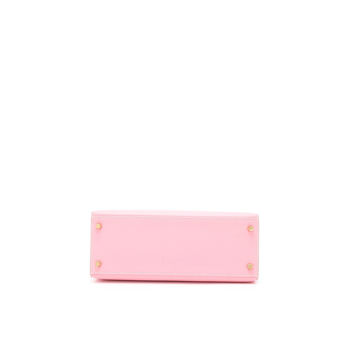 HERMES KELLY 28 SPECIAL ORDER EPSOM BLANC/ROSE CONFETTI BRUSHED GHW