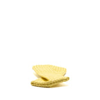Bottega Veneta The Crisscross Clutch Intrecciato Leather Light Yellow