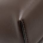 FENDI SMALL FENDI FIRST CLUTCH BAG NAPPA BROWN GHW