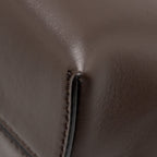 FENDI SMALL FENDI FIRST CLUTCH BAG NAPPA BROWN GHW