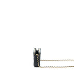 CHANEL FILIGREE LONG WALLET ON CHAIN CAVIAR BLACK GHW