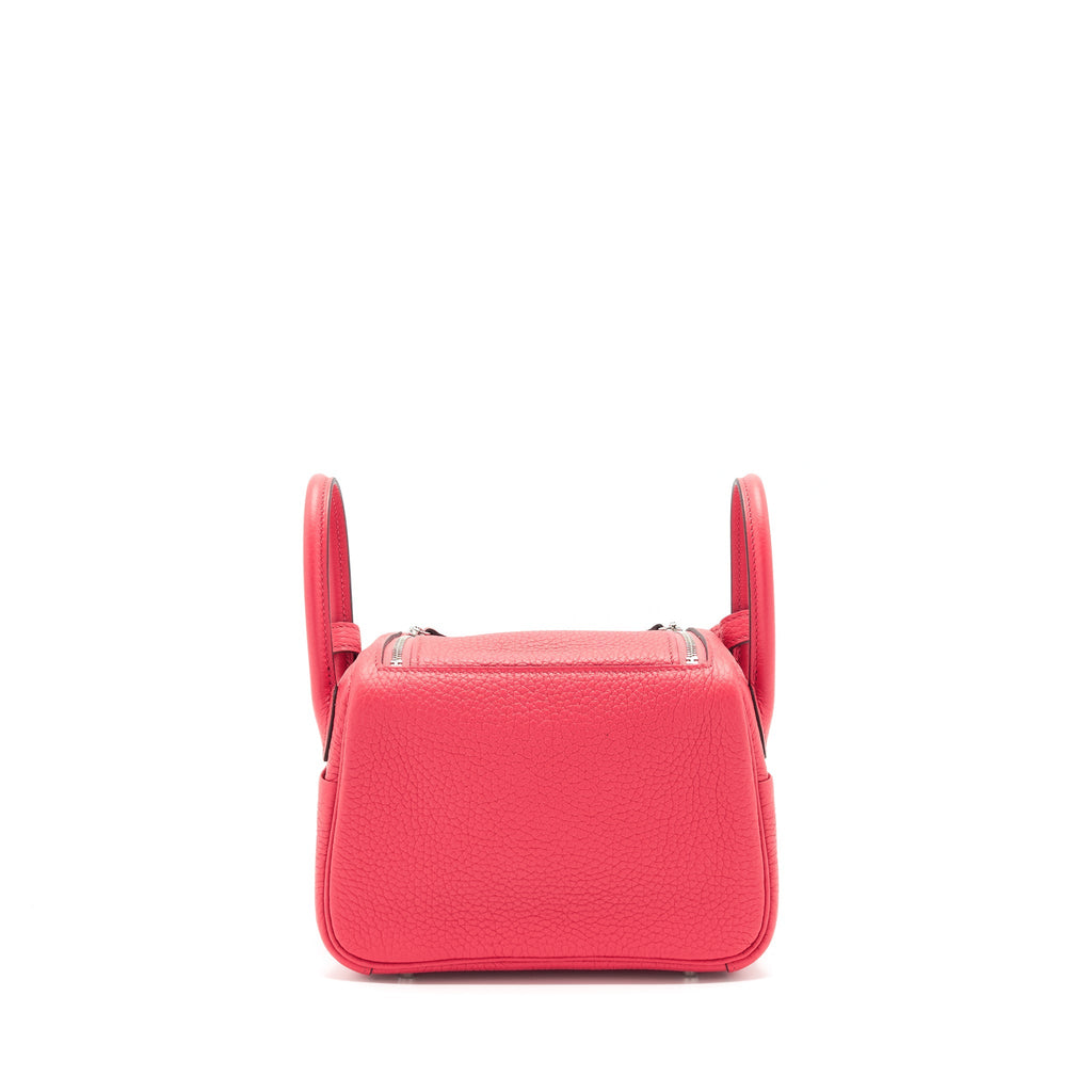 Hermes Mini Lindy Rose Extreme SHW