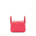 Hermes Mini Lindy Rose Extreme SHW