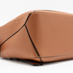 LOEWE SMALL PUZZLE BAG CALFSKIN TAN GHW