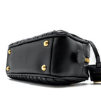 MIU MIU ARCADIE MATELASSE NAPPA BAG BLACK GHW