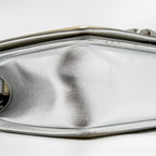 CHANEL MEDIUM BOY BAG METALLIC PATENT CALFSKIN/METALLIC LAMBSKIN GOLD/SILVER SHW