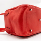 Hermes Lindy 30 Clemence Red SHW