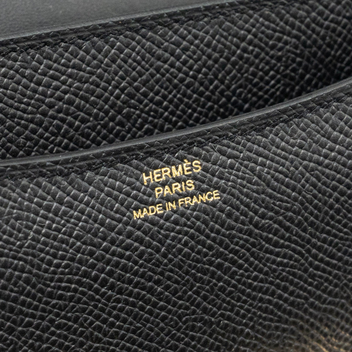 Hermes Mini Constance epsom black GHW