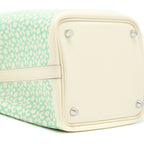 HERMES PICOTIN 18 LUCKY DAISY LOCK BAG SWIFT NATA/VERT/BLANC SHW