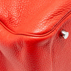 Hermes Lindy 30 Clemence Red SHW