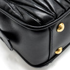 MIU MIU ARCADIE MATELASSE NAPPA BAG BLACK GHW