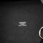 Hermes Cargo Picotin 18 Lock bag canvas / swift Black SHW