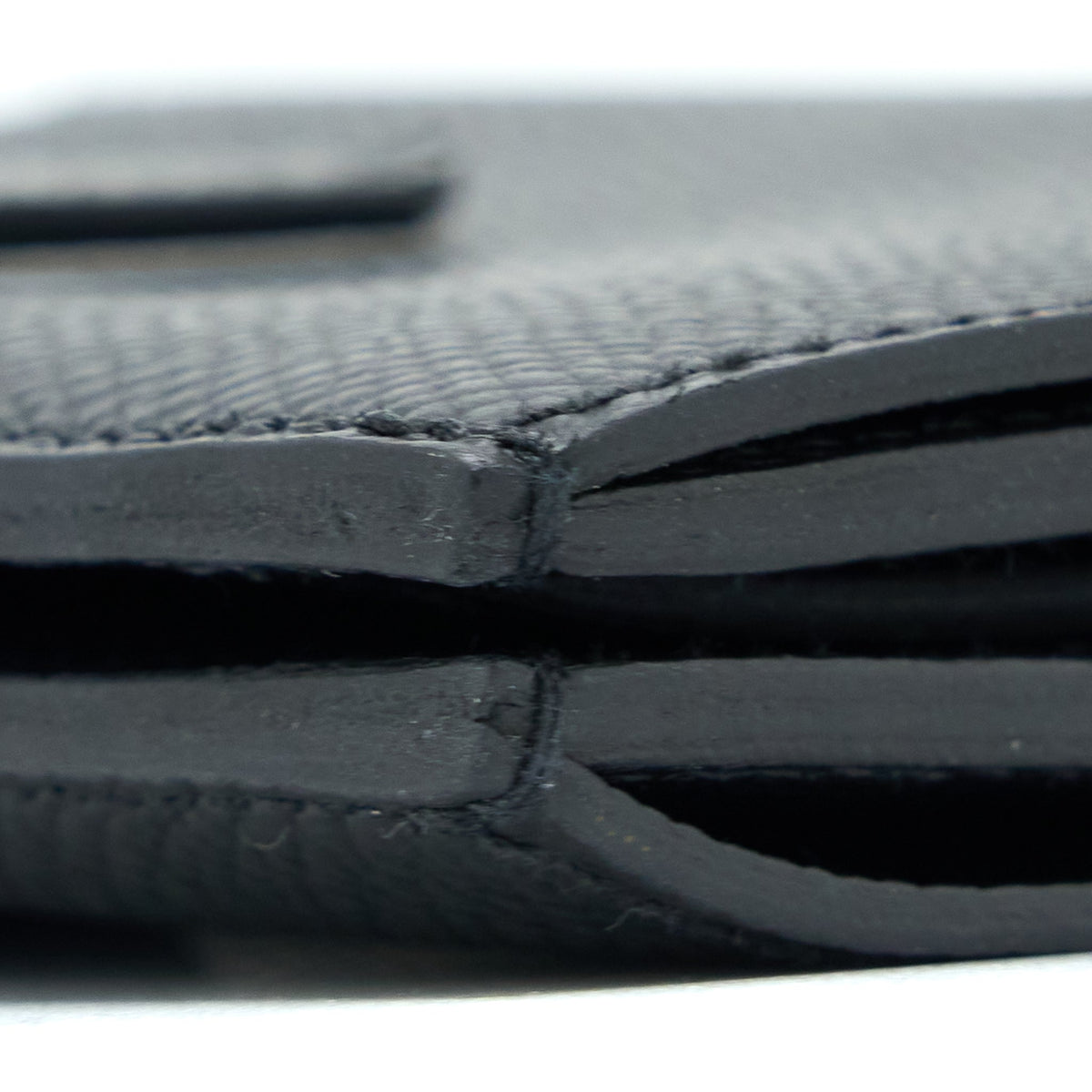 Hermes Bearn Compact Wallet Epsom Black SHW