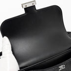HERMES MINI CONSTANCE LIZARD VARANUS SALVATOR BLACK SHW