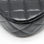 CHANEL 23K SMALL HOBO SHOULDER BAG CALFSKIN BLACK GHW (MICROCHIP)