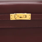 HERMES KELLY 25 SPECIAL ORDER SOMBRERO ROUGE H BRUSHED GHW