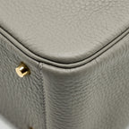 HERMES MINI LINDY CLEMENCE GRIS MEYER GHW