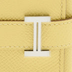 Hermes Bearn Compact Wallet Epsom 1Z Jaune Poussin SHW