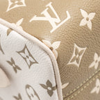 LOUIS VUITTON SPEEDY 20 BANDOULIERE BICOLOUR MONOGRAM EMPREINTE LEATHER KHAKI/BEIGE GHW