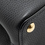 LOUIS VUITTON MURAKAMI LIMITED EDITION CAPUCINES BB TAURILLON LEATHER BLACK GHW