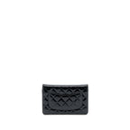 CHANEL CLASSIC WALLET ON CHAIN PATENT BLACK SHW