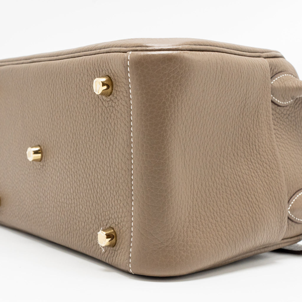 Hermes Lindy 26 Clemence etoupe GHW