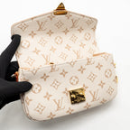 Louis Vuitton Pochette east west monogram dune GHW
