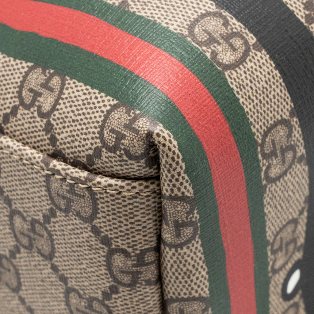 Gucci x Euan Roberts Children’s Printed GG Backpack GG Supreme Canvas/Leather Beige/Dark Brown SHW