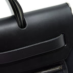 HERMES HERBAG SELLIER ZIP 31 BAG BLACK SHW