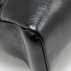 CHANEL MINI 31 BAG SHINY LAMBSKIN BLACK LGHW (MICROCHIP)
