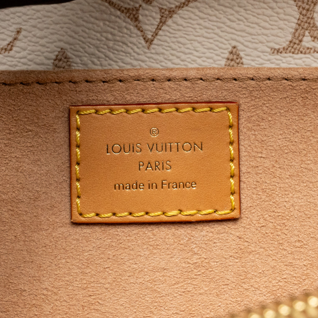 Louis Vuitton Pochette east west monogram dune GHW